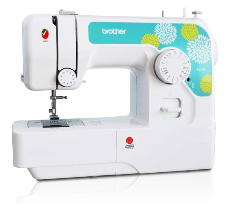Brother Sewing Machine, JC14, 14 Stitches, LED Sewing Light, Instructional DVD included"Min 1 year manufacturer warranty"