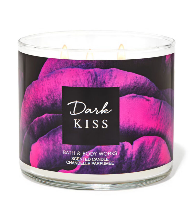 Bath and Bodyworks Dark Kiss 3-Wick Candle